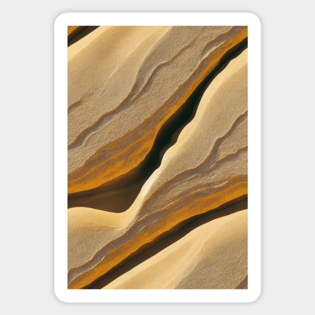 Sandstone Stone Pattern Texture #1 Sticker by Endless-Designs